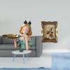 Modern Resin Princess Key Holder Tray And Ornate Vintage Photo Frame Decorative Ornament for Living