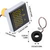 3 In 1 LED Digital Voltage Current And Frequency Meter AC 60-500V 0-100A  for Equipment Failure Construction Signal Indicators