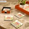 Leather Coasters - Tea Coaster - Dining Table Decor Accessories - Coster Set For Dining Table For Hot Pots
