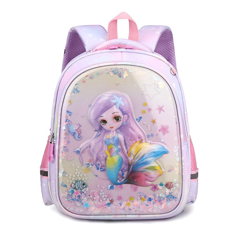New Children's Bags Cartoon Primary School Bags Fashion Printing Large Capacity Student Backpacks for Grades 1-3