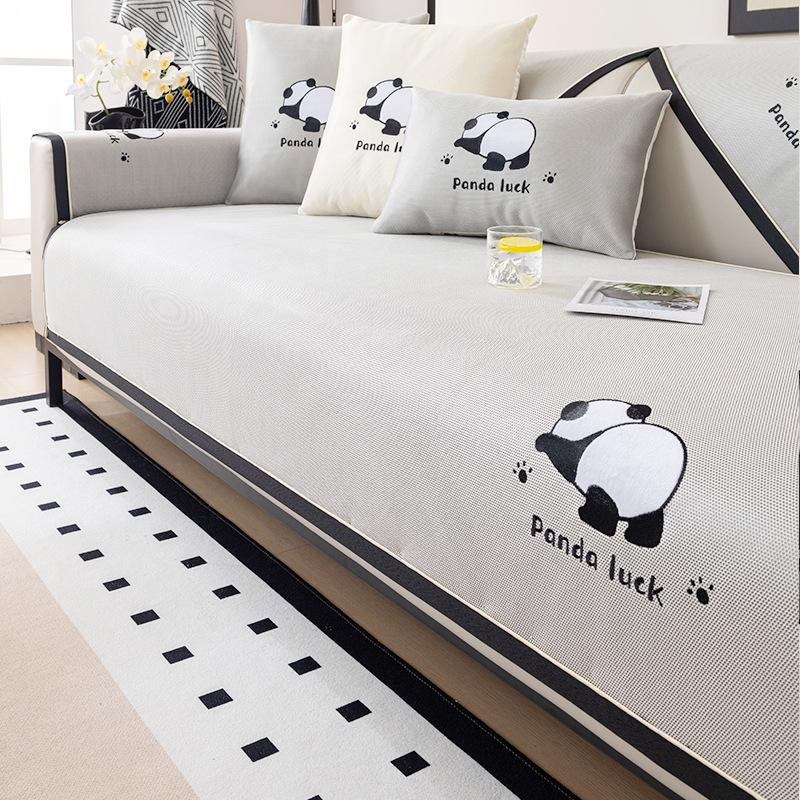 Summer New Sofa Cushion Seat Cushion One Piece Universal Simple New  Combination Sofa Cover Summer Cool Cushion