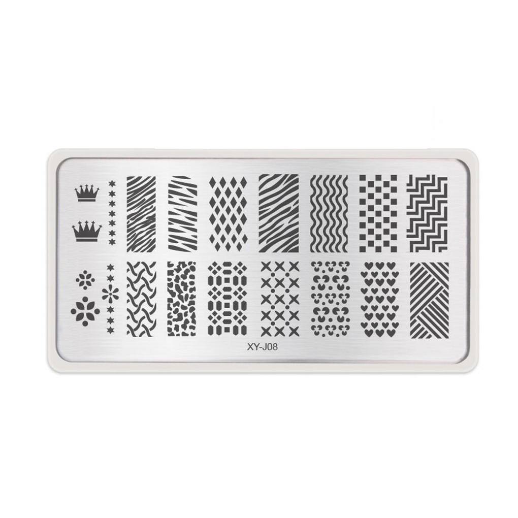 Nail Art Stamp Templates Plate Stencils Manicure Image Plate Gel Nail Polish DIY