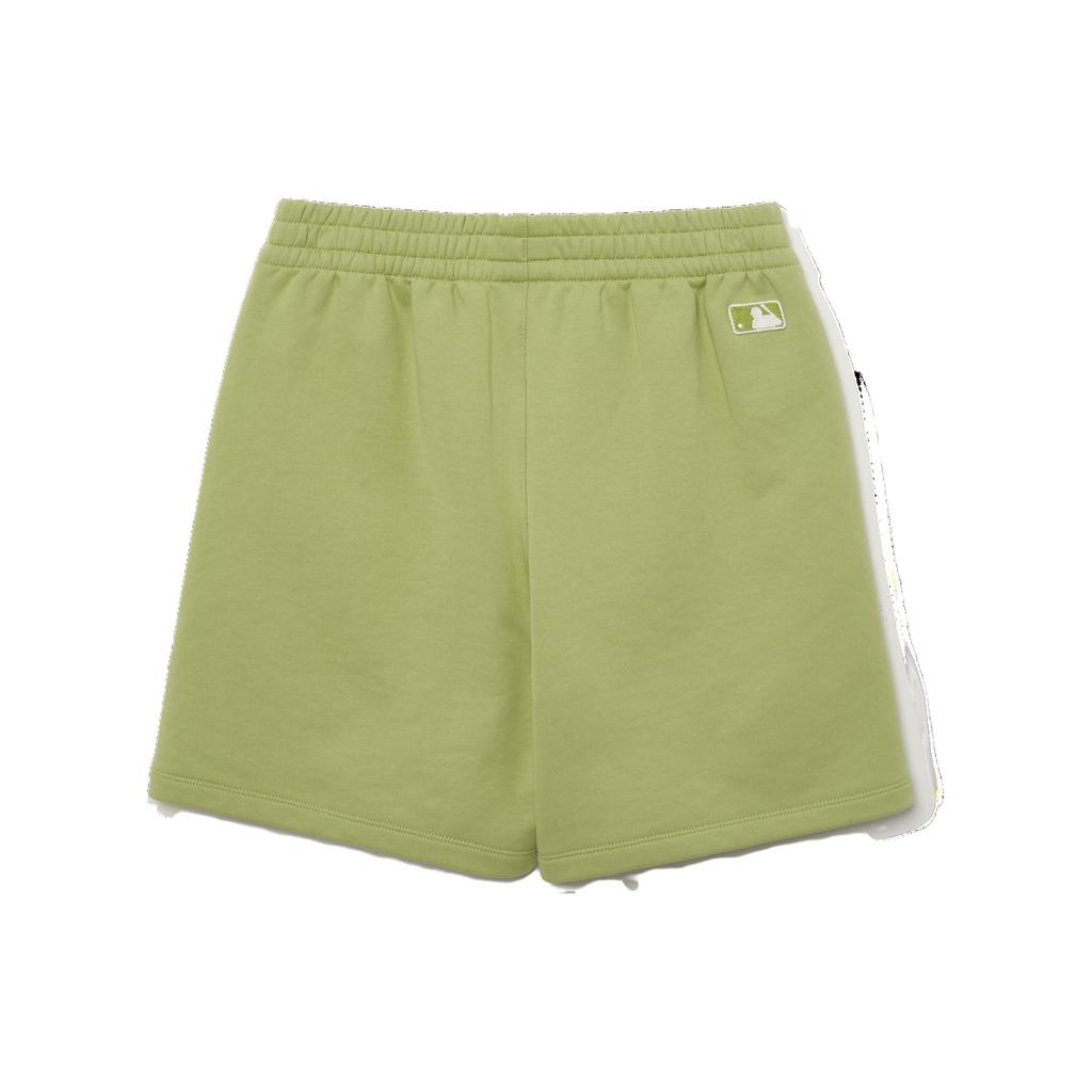 New MLB Mlb Base Logo Casual Shorts Unisex Olive Green 3ASPB0433-43OLL