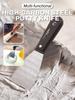 7PCS Carbon Steel Putty Knives Set Flex Drywall Knife Paint Scraper Kit 7 Sizes Soft Grip Handle Canvas Storage Bag Included