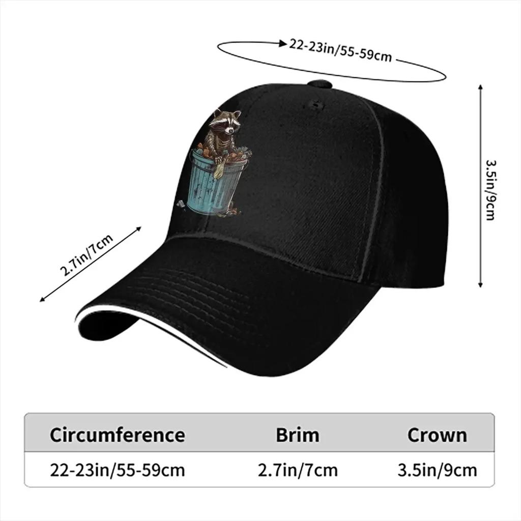Raccoon Dog Baseball Cap Men Hats Women Visor Protection Snapback Raccoon Lover Caps
