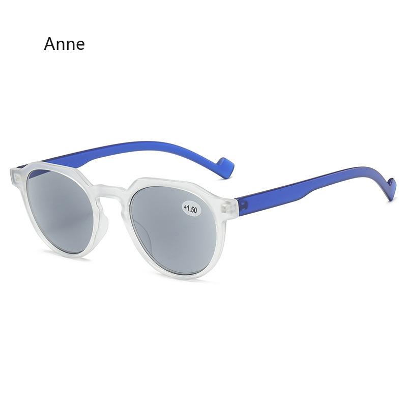 Occhiali da sole da vista grigi alla moda per anziani - Occhiali da lettura leggeri con protezione UV Gafas Occhiali da vista