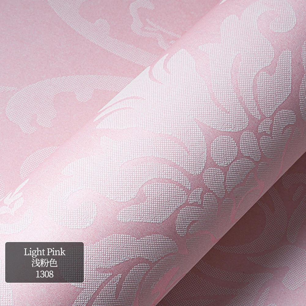 

Нетканые самоклеящиеся обои Европейский стиль Крупный цветок Вертикальная полоса Обои для украшения дома Самоклеящиеся 3mx53cm