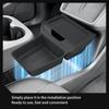 Non-Slip TPE For Tesla Model Y Standard Version 2025 Lower Center Console Storage Organizer Insert Tray Interior Accessories