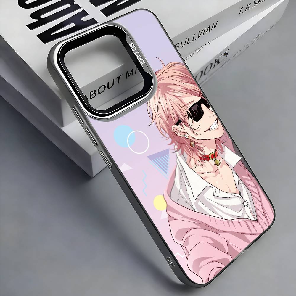 A-Ayato Y-Yuri Y-Yarichin Club Phone Case For iPhone 17,16,15,14,13,12,11 Plus,Pro Max,Colored Silver Phone Case