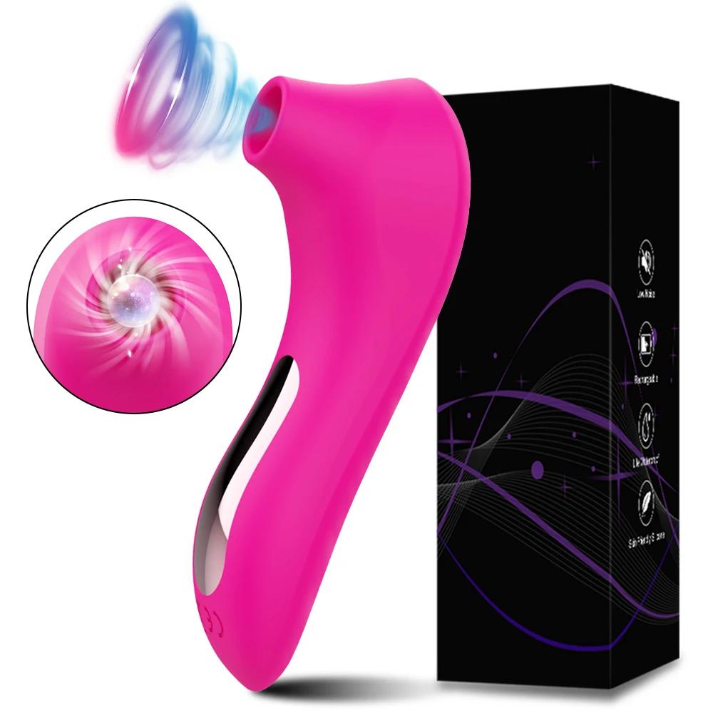 Lieferungen für Erwachsene Saugnapf Klitoris Saugvibrator Weibliche Klitoris Oral Stimulator Nippel Vagina Sexspielzeug für Frauen Masturbator Produkt