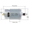 14 Zähne RS550 21V Kettensägenmotor Bürstenmotor Überlastschutz für sichere Gartenarbeiten