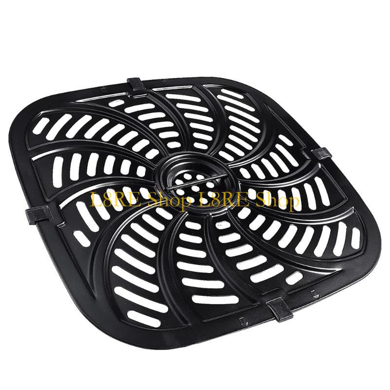 L8RE Air Fryer Steamer Grill Mats Pan for Chefman 8QT Non-Stick Cooking Divider
