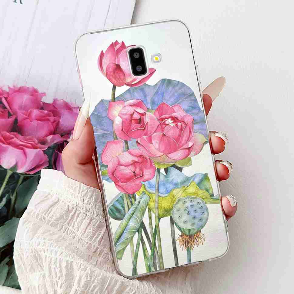 For Samsung Galaxy J6 Plus Case J610F J610G Popular Painted Phone Cover Soft Silicone Cases For Samsung J6 Plus GalaxyJ6+ Coque