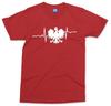 Koszulka Polska T-shirt Poland Flag Football Emblem Polish Eagle Gift Unisex Tee
