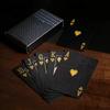 Waterproof Plastic Playing Cards Colorful Gold Dollar Design PET/PVC Durable Deck for Collection & Card Games