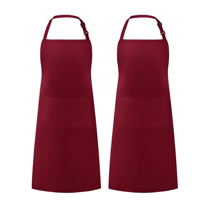Apron with yoke-adjustable with pockets, kitchen aprons family, apron for Chef, Catering, bakery, work clothes for hairdresser