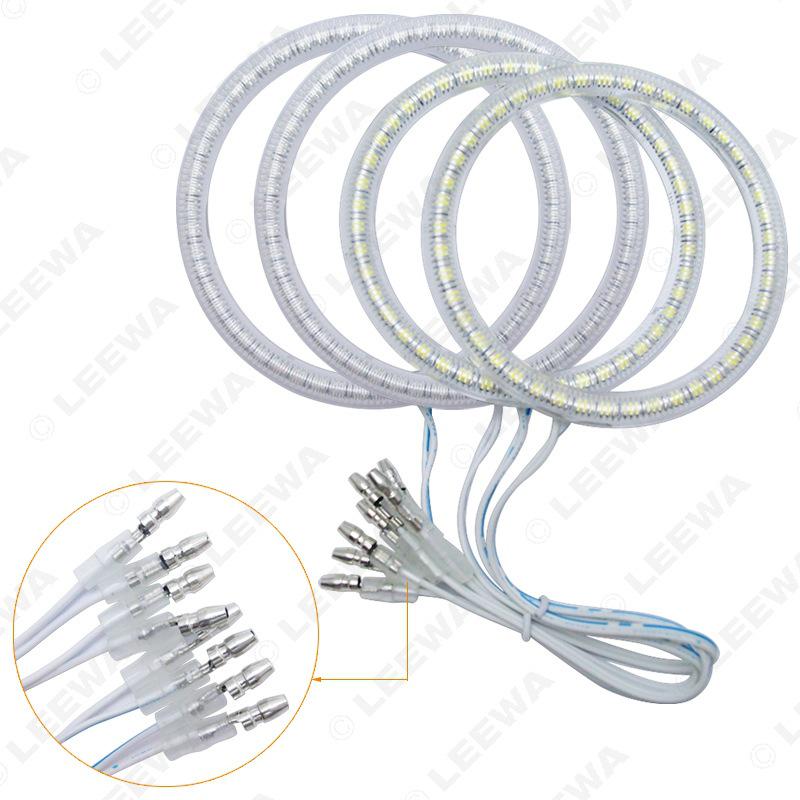 SMD Angel Eye Headlights with Dust Cover for Volkswagen Passat