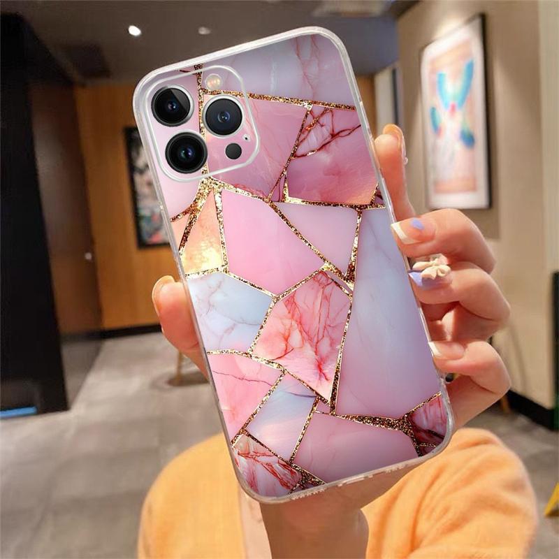 Custodia per telefono Carcasa Funda Per iPhone 17 Pro Max Air 16 15 14 13 Pro Max 15 16 Pro 15Plus Rosa oro rosa Custodia
