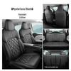 Bingo PLUS Universal Perforated Leather Car Seat Cushion for Five-Seater, All-Season.