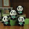 Cute Realistic Panda Plush Toy Backpack Adorable Panda Accessory Bear Keychain Kids Gift Large Panda Stuffed Animal