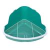Small Animal Litter Box Fanshaped   Corner Toilet Box Potty Trainer for Guinea Pigs Chinchilla Ferret Galesaur