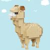 KNEW BUILT Alpakas Elche Giraffen Winzige Tiere Mikro Mini Bausteine Spielzeug - Einfache Montage Pädagogisches Geschenk für Kinder DIY Dekoration