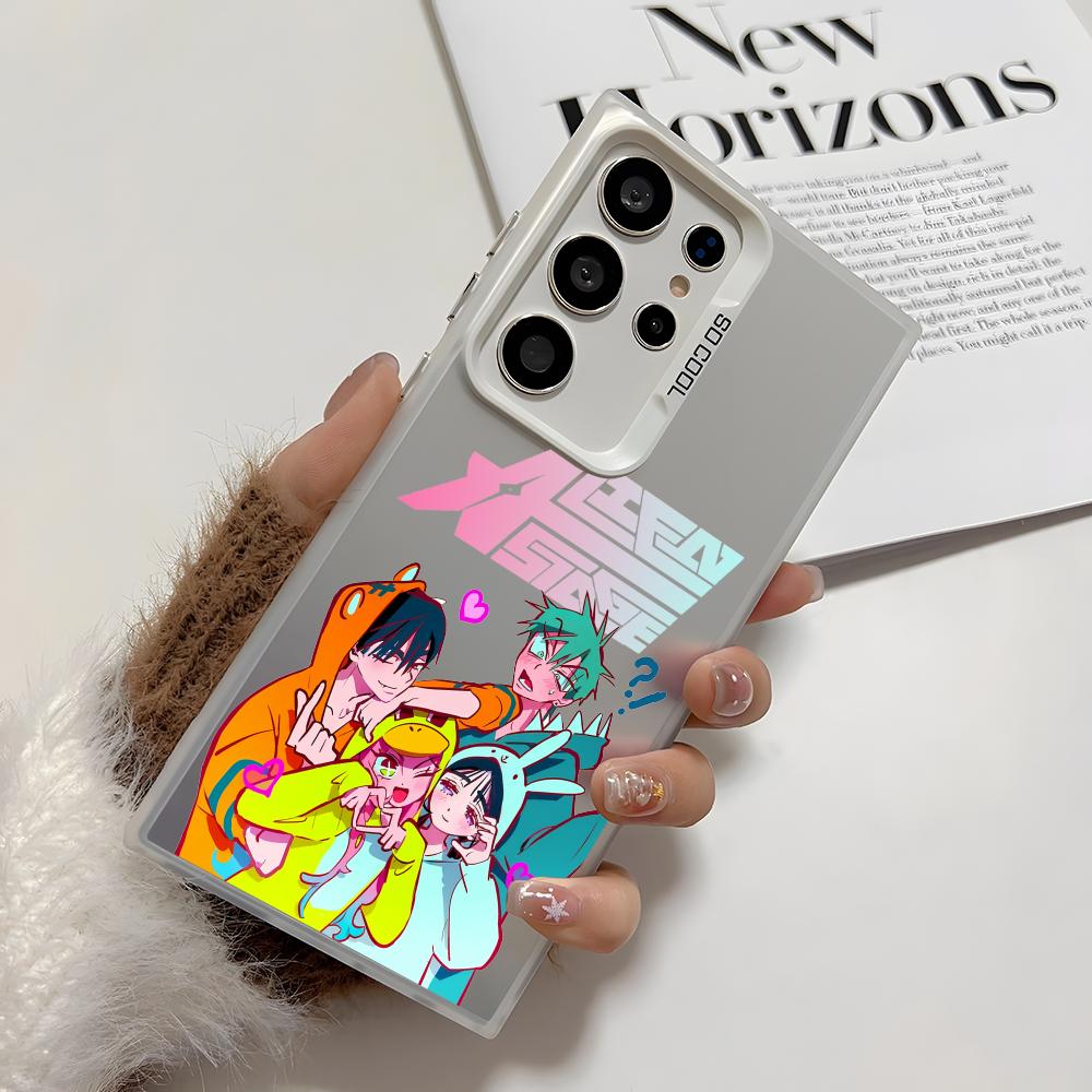 Anime A-ALIEN STAGE Phone Case For Samsung Galaxy S25 Edge S24 S23 S22 S21 S20 Ultra Funda Silicone Silver Cover