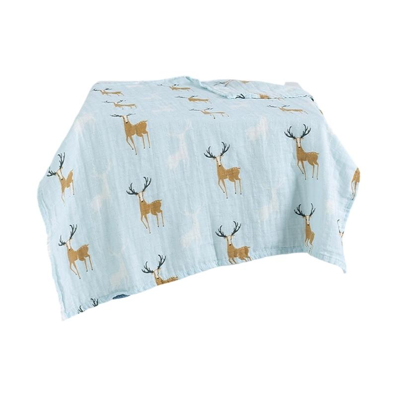 Хлопковая двусторонняя слюнявчик-бандана для малыша Нежная кожа Впитывающий Слюнявчик-бандана Стирка Унисекс Незаменимая вещь для кормления младенца