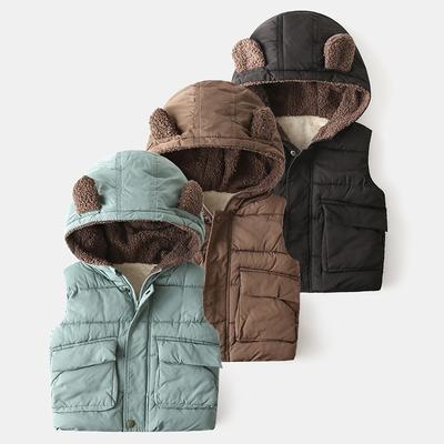 Children's Thick Coat Autumn/winter Cotton Casual Waistcoat for Boys