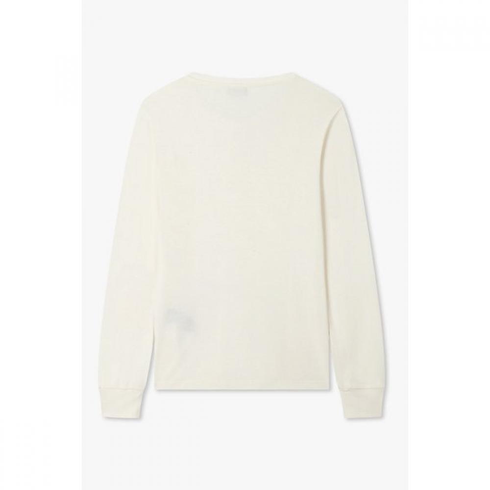 Emporio Armani Women S Lounge T ShirT Long Sleeve Henley Neck