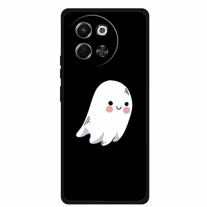 Black Silicone Case For Tecno Pova 6 Neo Spark 30 5G Back Cover Case Cartoon Soft TPU Coque For Tecno Camon 30S 30 S Pro Case