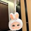 Unique Rabbit Head Plush Doll Pendant for Backpacks Soft and Cuddly Decoration Perfect for Gifts