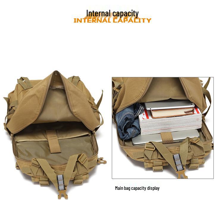 Wasserabweisender taktischer Wander- und Campingrucksack