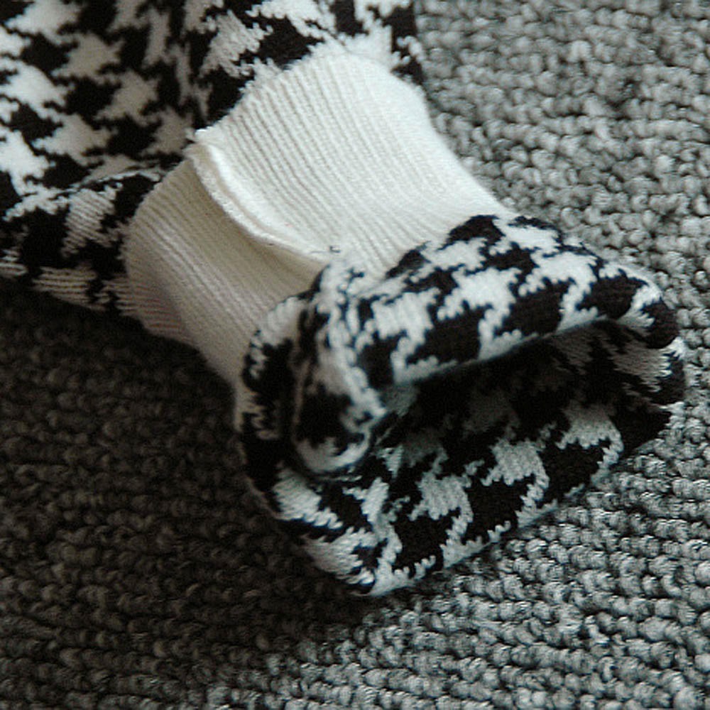 Toddler Kids Baby Girls Outfit Clothes Plaid Knitted Sweater Coat Tops+Skirt Set