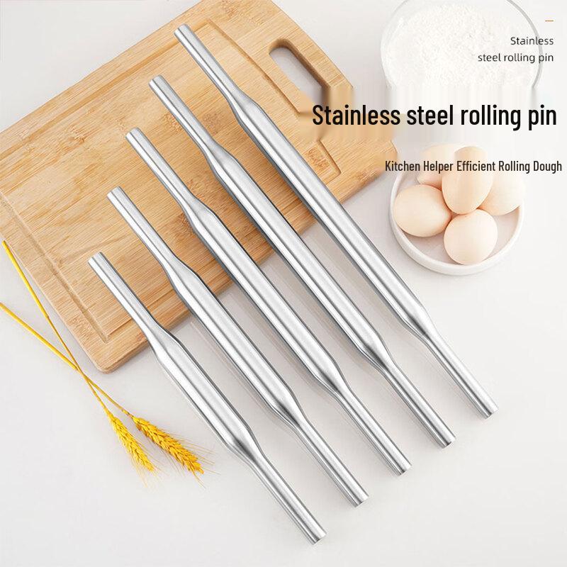 HPMILY 304 Stainless Steel Rolling Pin