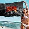 Shooting Game D-Doom Beach Towel Colorful Bath Towels For Girl Microfiber Quick Dry Custom Sand Free Beach Yoga Spa Gym Pool