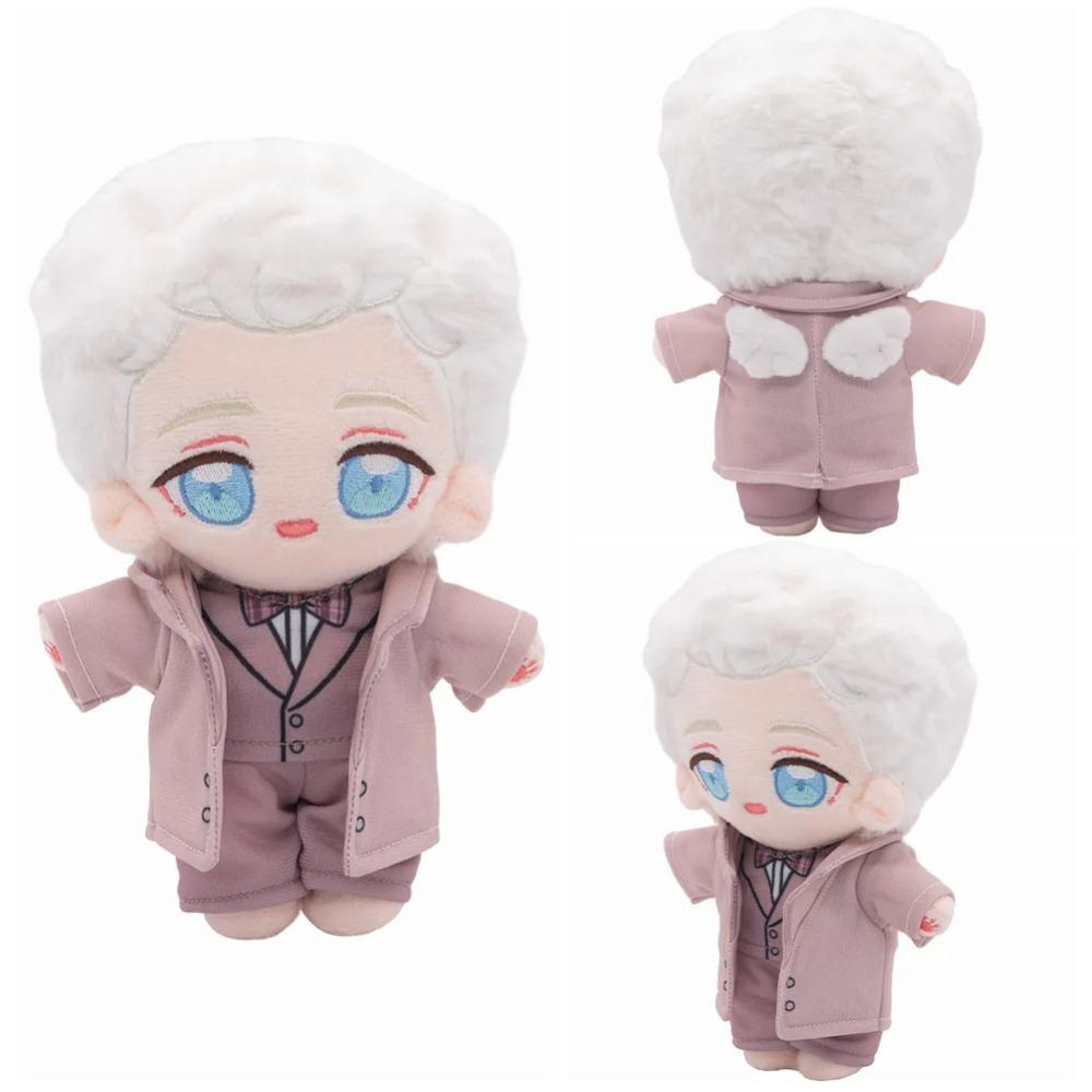20CM Angle Aziraphale Devil Crowley Plush Mascot TV Good Cosplay Omens Fantasy Puppet Costume Accessory Birthday Gifts Decor