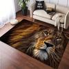 1PC Lion pattern printed Carpet Rug for Living Room Bedroom Home Sofa Decoration,Non-slip Floor Mat Floor mat