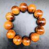 Taihang Cypress 20mm Handcrafted Bracelet: Unisex Buddhist Beads