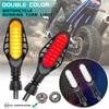 Motorcycle LED Turn Signal Lights Directional Indicators Rear Tail Brake Flasher Light 12V 16LED Moto DRL Lamp For Cafe Rare