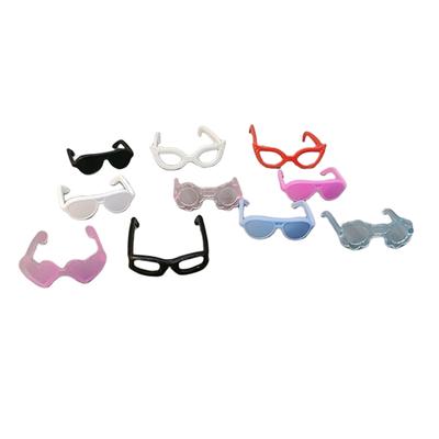 20pcs Dolls Accessories Mini Plastic Glasses For High Dolls For  Dolls House Kids Toy Party Glasses