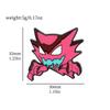 Funny Pokemon Metal Badge With Cartoon Character Design And Droplet Oil Craft