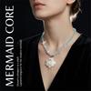 Unique Starfish Rope Braided Necklaces for Women Shell Imitation Pearl Bow Tassel Necklaces Delicate Summer Sweet Jewelry Gift