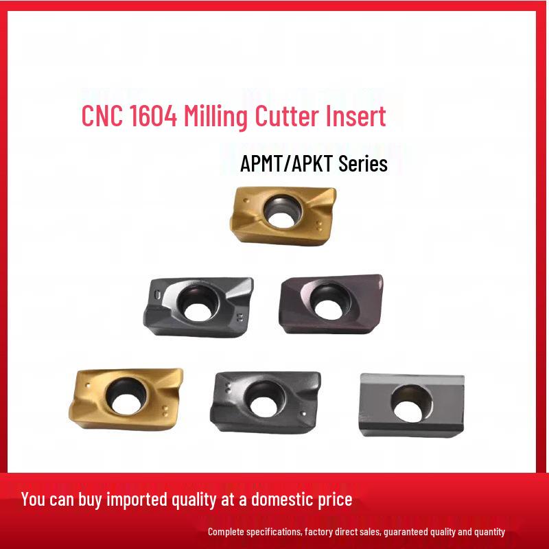 Milling Inserts APMT604/APKT1604 Face Milling, CNC Machine Inserts R0.8 Corner, In Stock