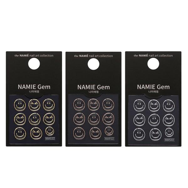

The Namiae Gel Nail Sticker Gems 3-piece set, 1 set, NM22