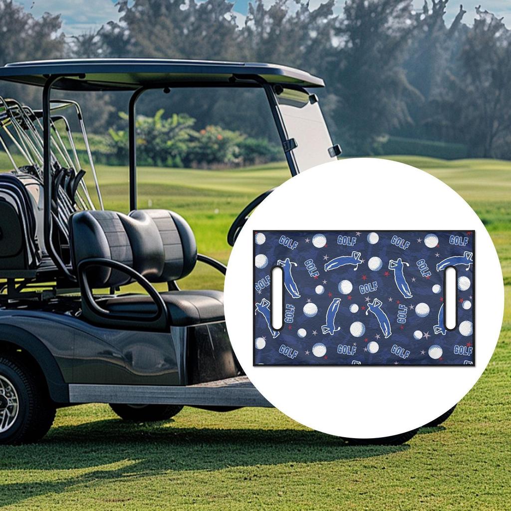 Golf Cars Seat Cover Blanket Soft Comfortable Fashion Easy to Install Machine Washable Club Car