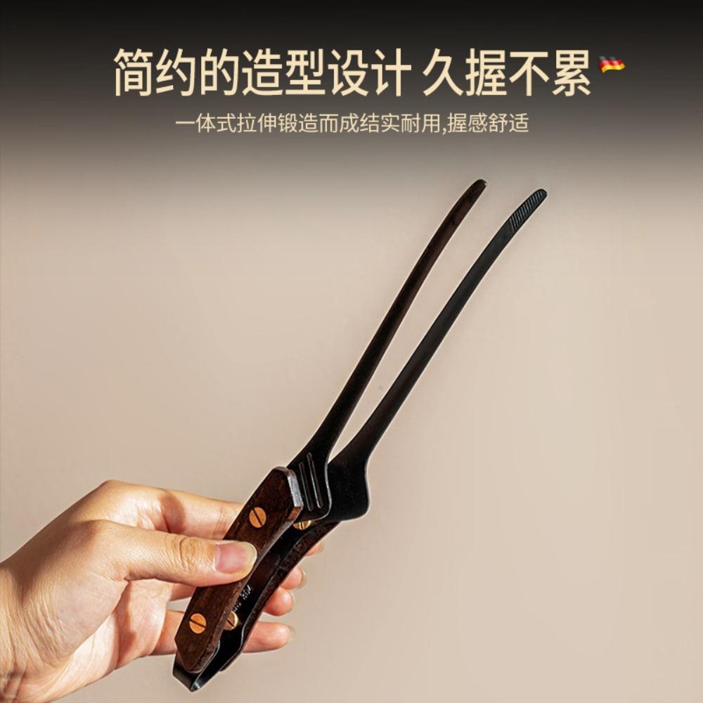 Stainless Steel Multifunctional Frying Fish Clips Frying Spatula Steak Clips Vintage BBQ Clips Outdoor Camping Supplies