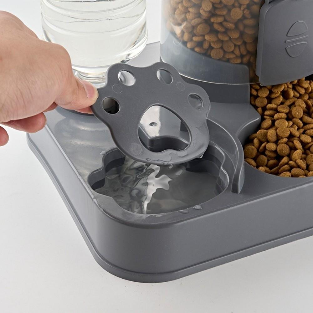 Automatic Automatic Cat Water Feeder Dry Wet Separation Large Capacity Pet Water Dispenser 2-in-1 with Water Fountain