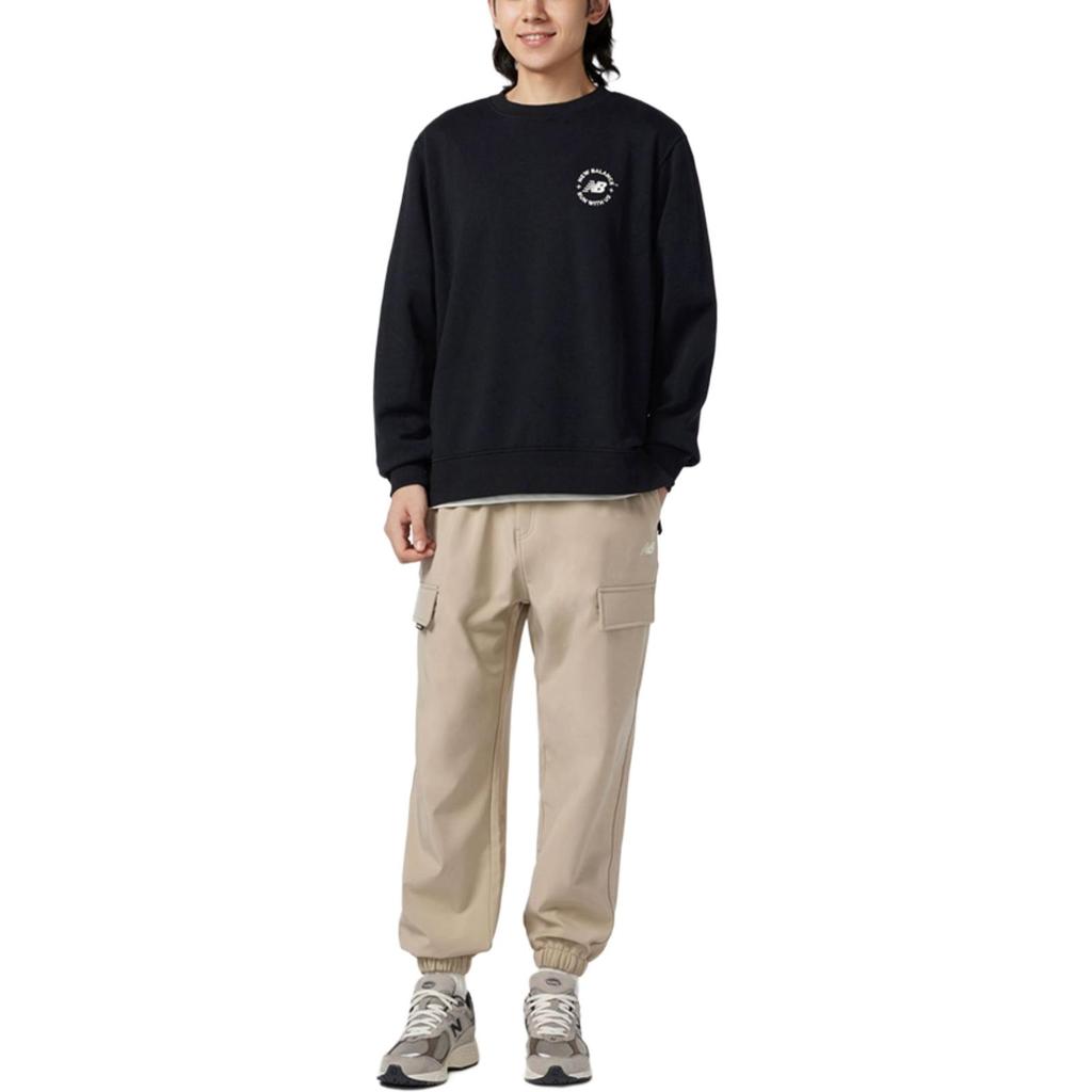 New Balance Lifestyle Casual Sweatshirt Men's Black AMT33343-BK