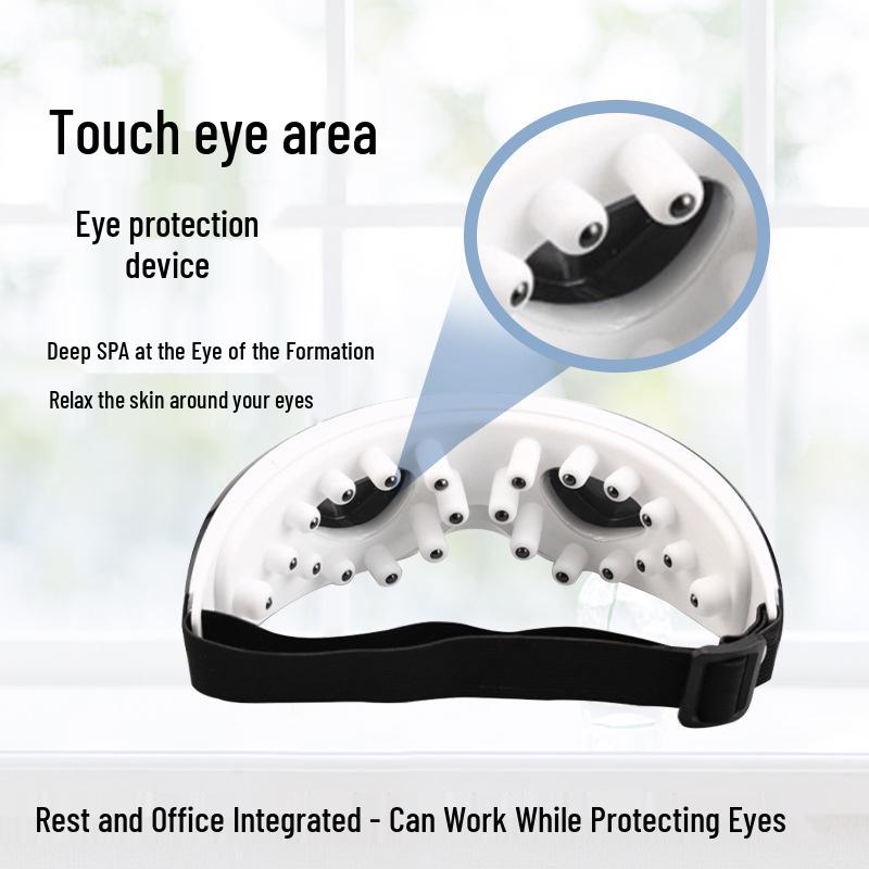 Rechargeable Eye Massager with Vibration and Touch Film for Soothing Eye Fatigue